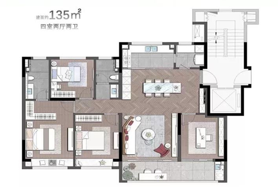 万科首开新悦光年户型图解析