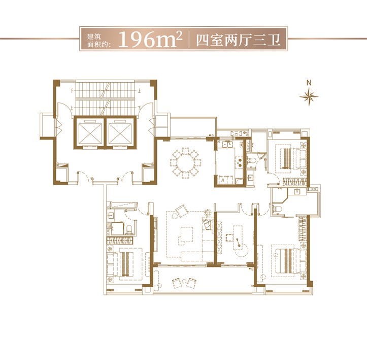 雅居乐汇港城4室2厅