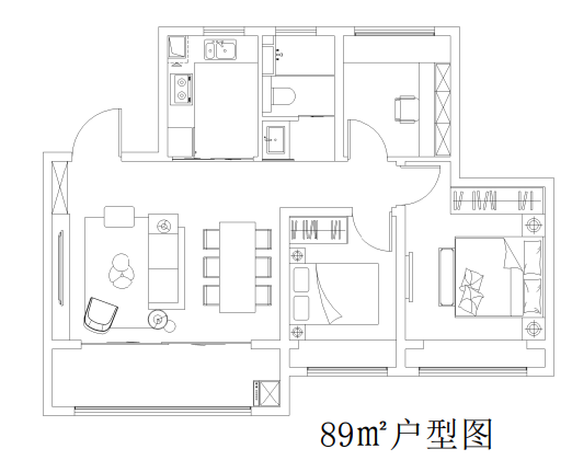 星叶燕尚玥府3室2厅