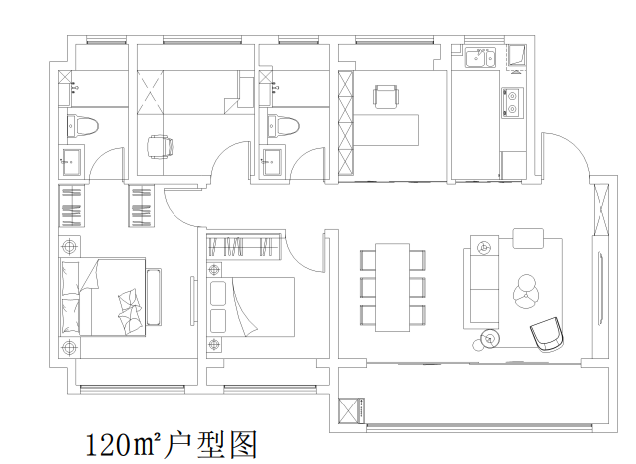 星叶燕尚玥府3室2厅