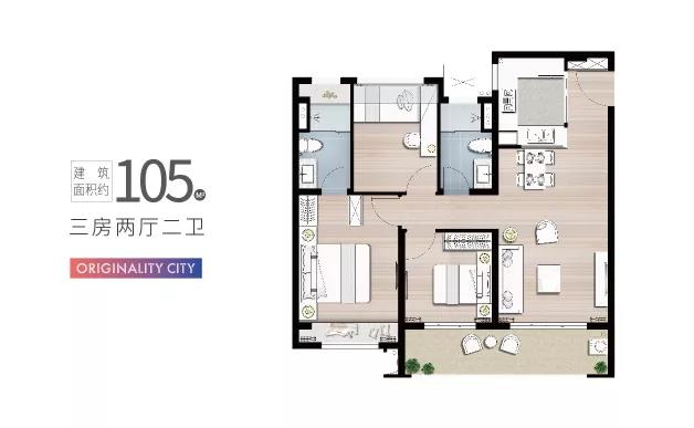 高新纯新盘都会诚品周六首开，89+105㎡明星三房